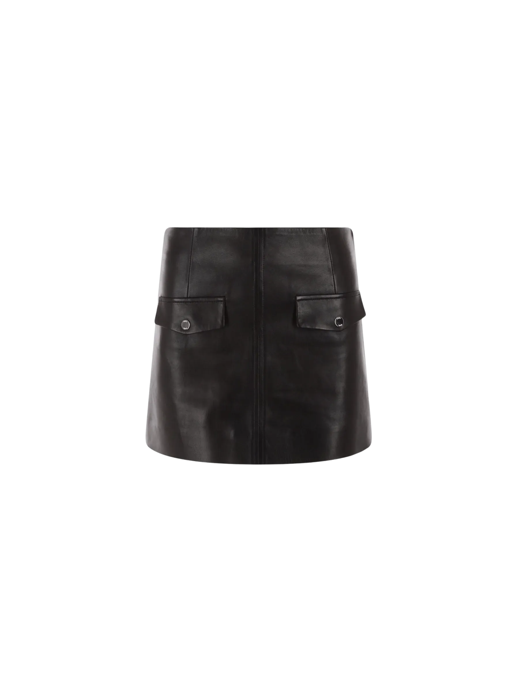 A-Line Leather Skirt