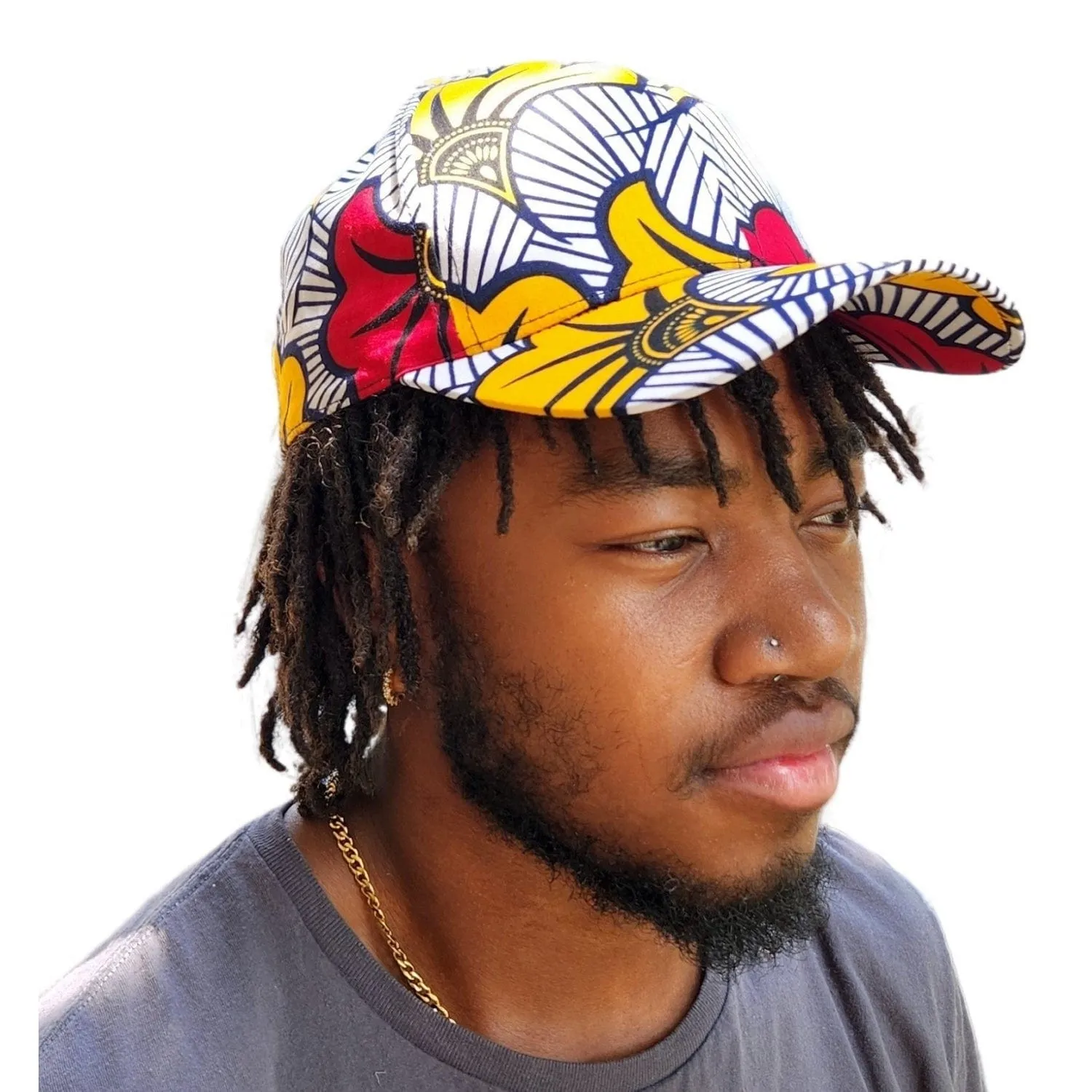 African Wax Print Unisex Baseball Cap (Snapback)