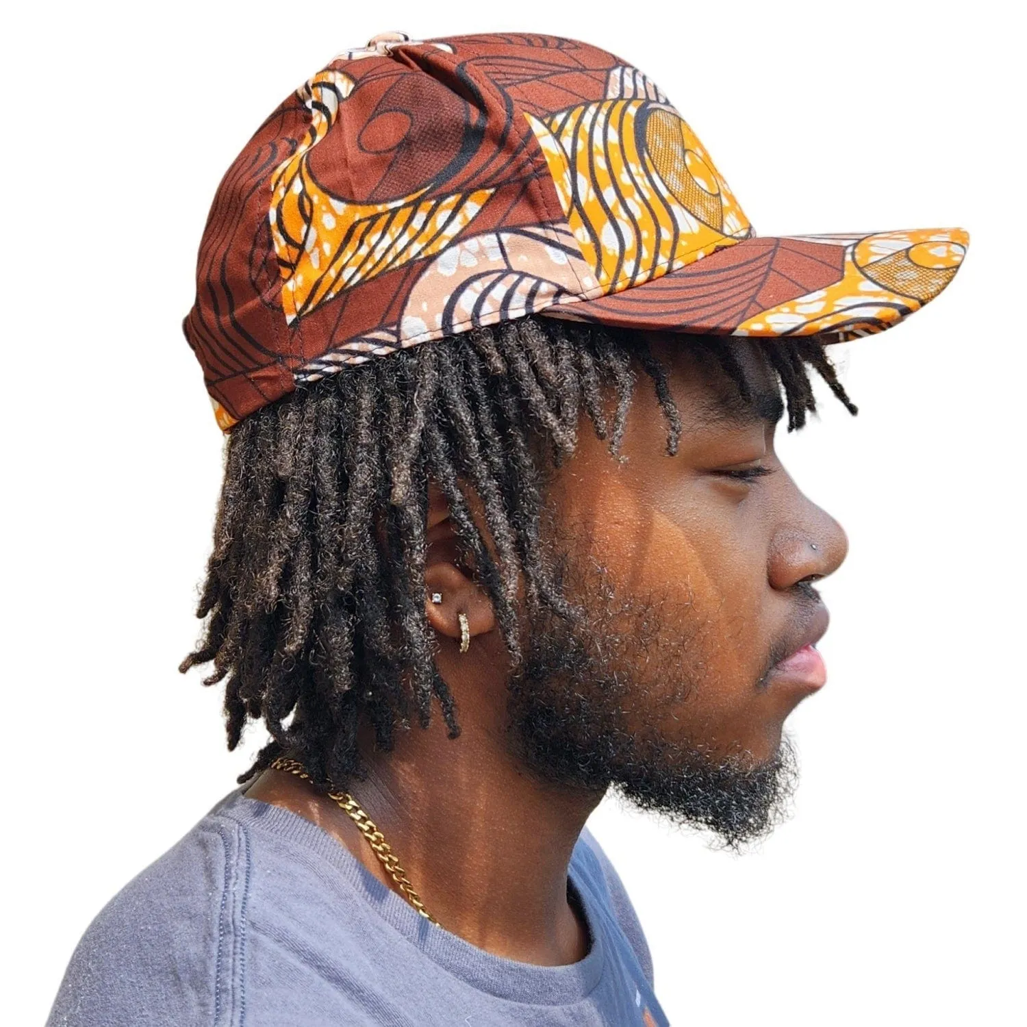 African Wax Print Unisex Baseball Cap (Snapback)