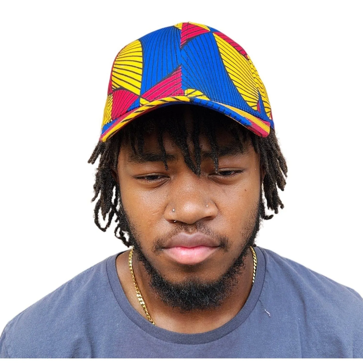 African Wax Print Unisex Baseball Cap (Snapback)