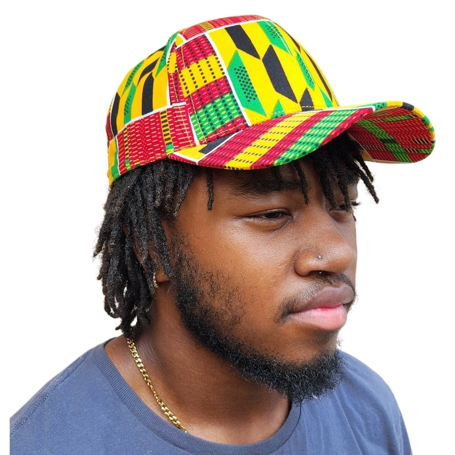 African Wax Print Unisex Baseball Cap (Snapback)