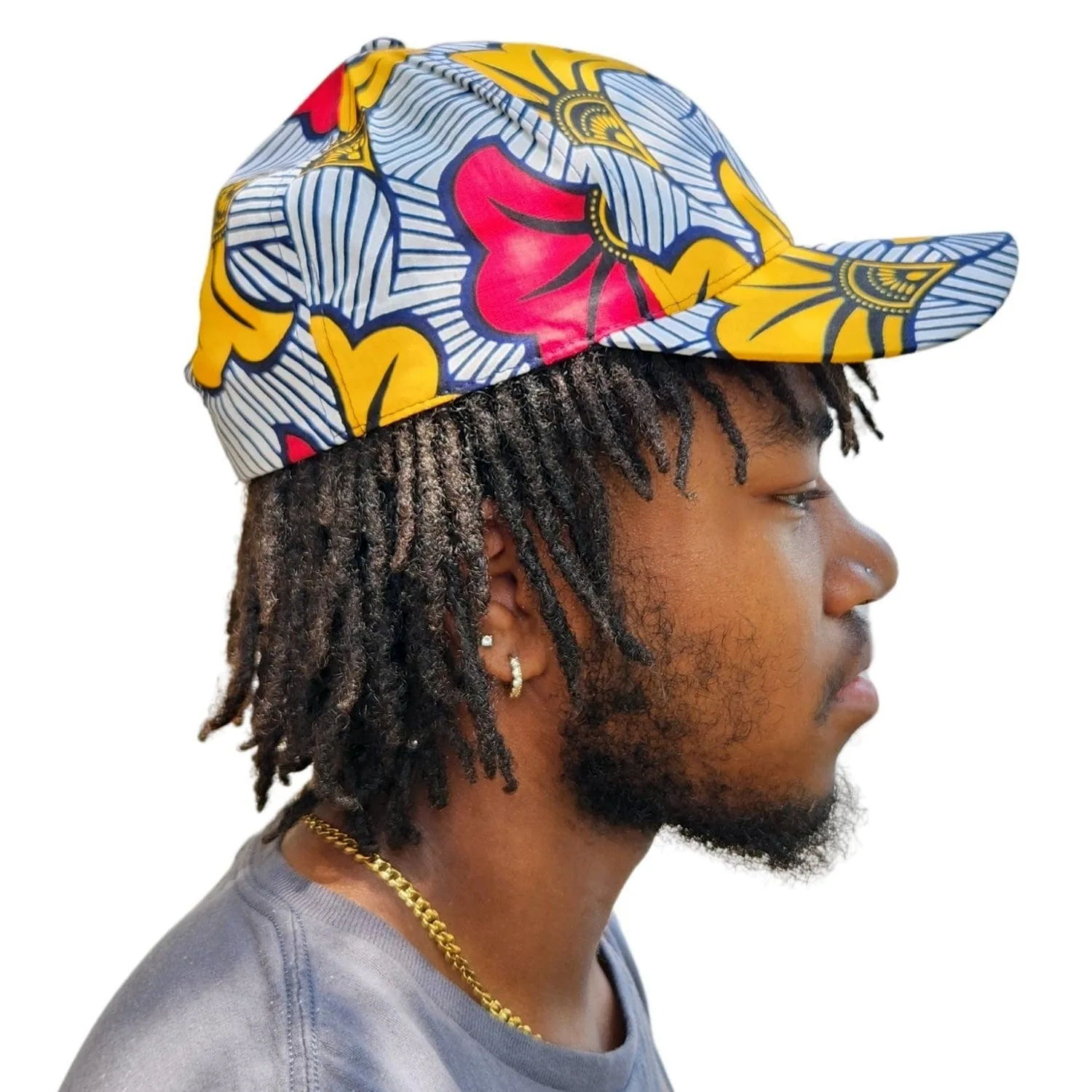 African Wax Print Unisex Baseball Cap (Snapback)