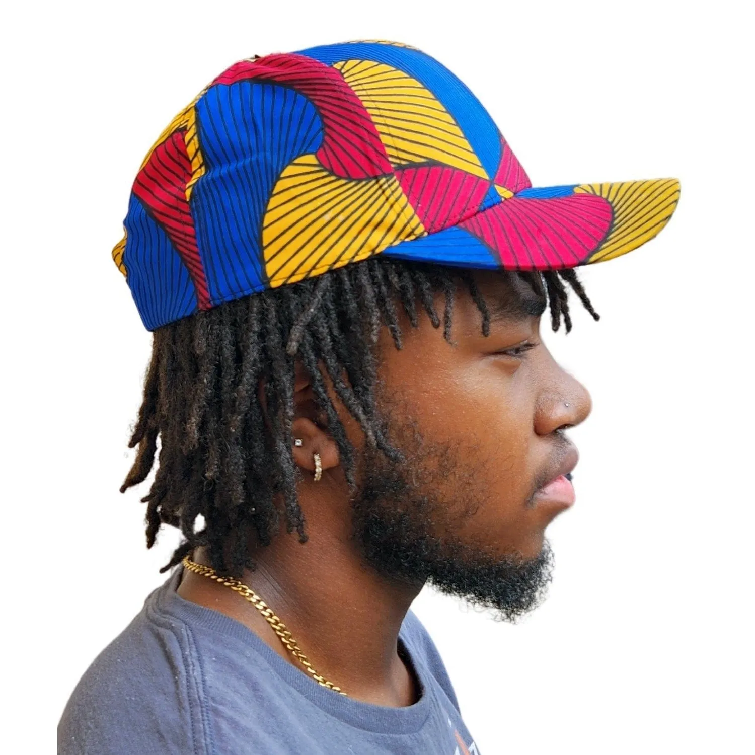 African Wax Print Unisex Baseball Cap (Snapback)