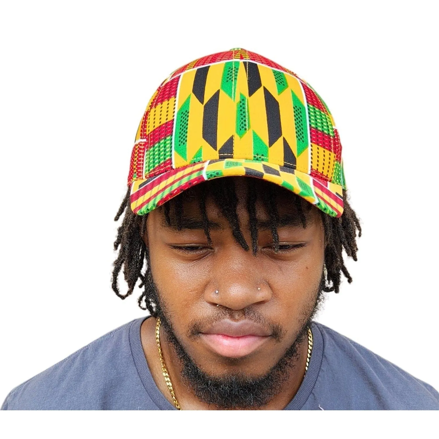 African Wax Print Unisex Baseball Cap (Snapback)