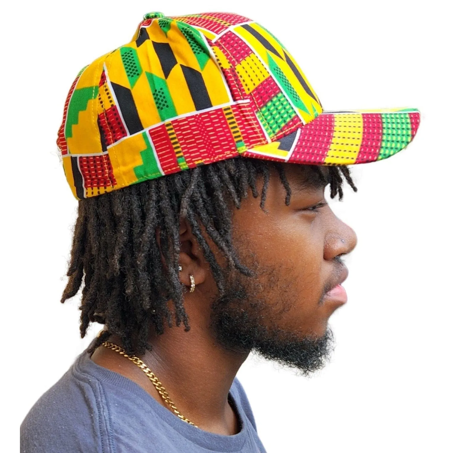 African Wax Print Unisex Baseball Cap (Snapback)