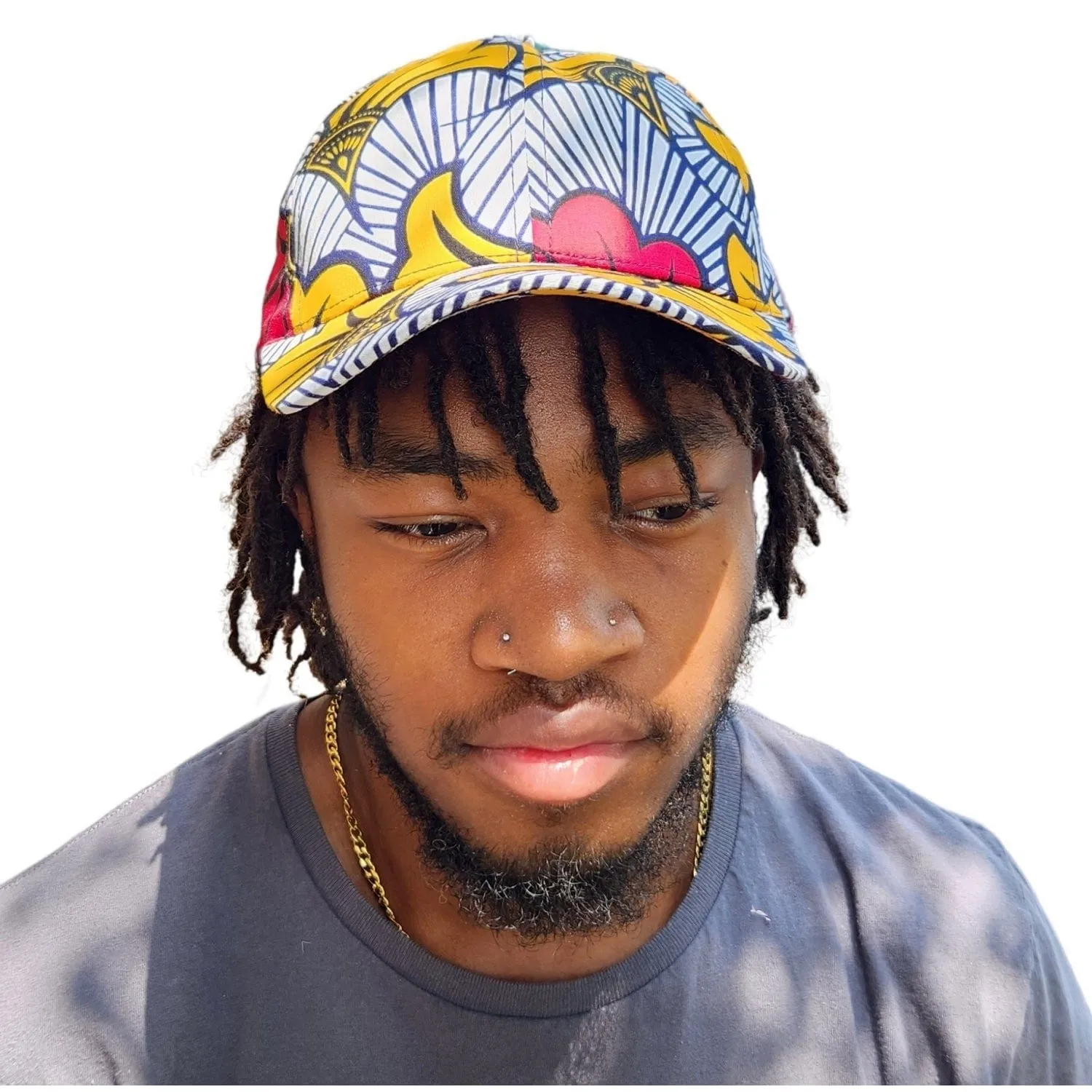 African Wax Print Unisex Baseball Cap (Snapback)