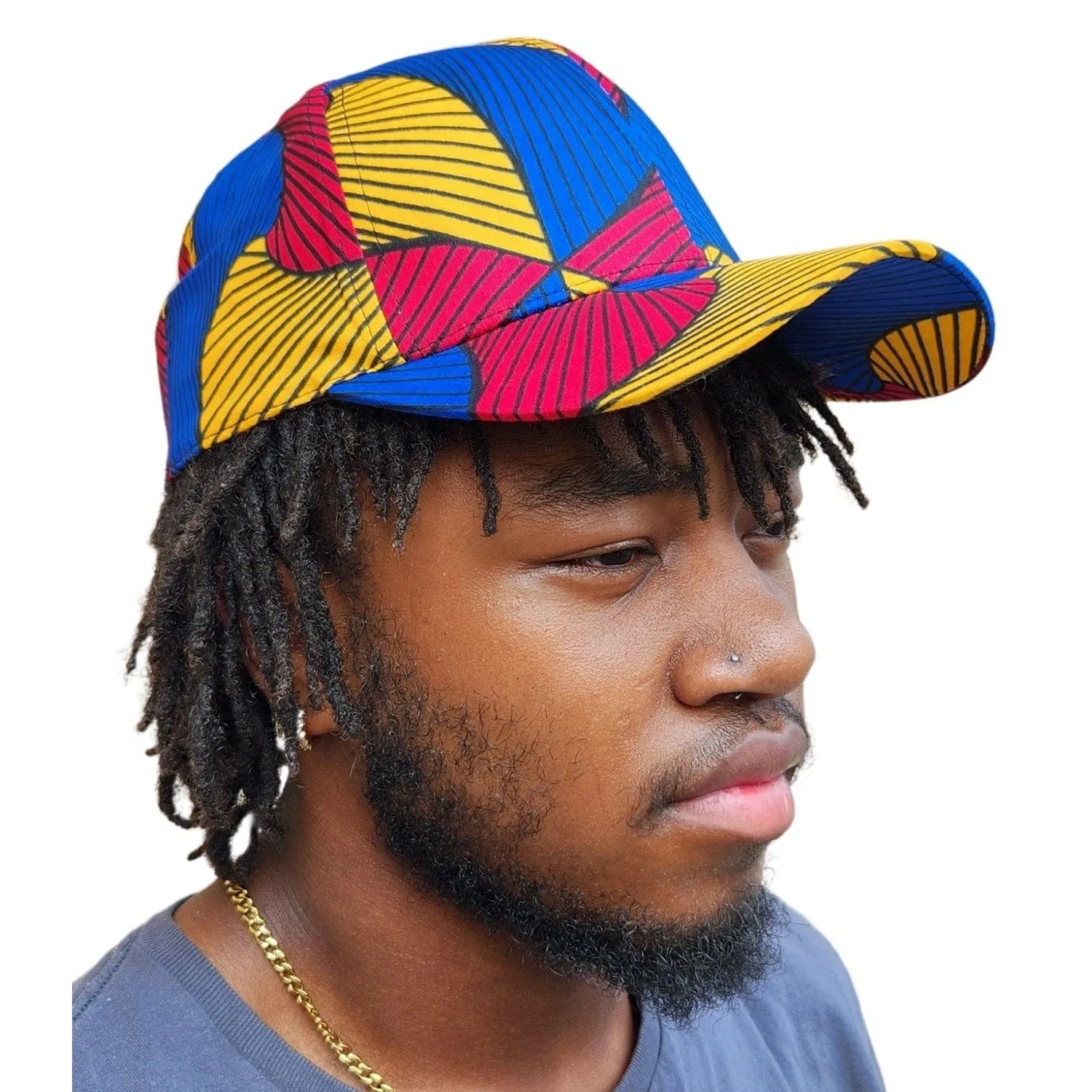 African Wax Print Unisex Baseball Cap (Snapback)