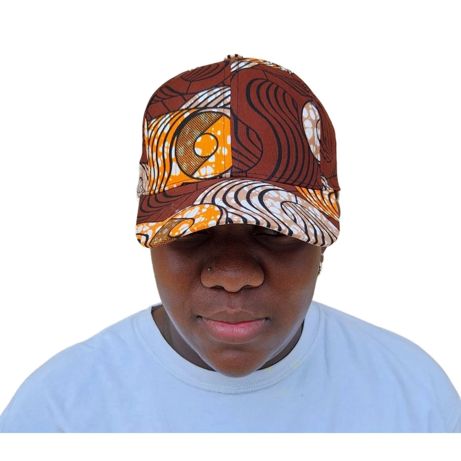 African Wax Print Unisex Baseball Cap (Snapback)