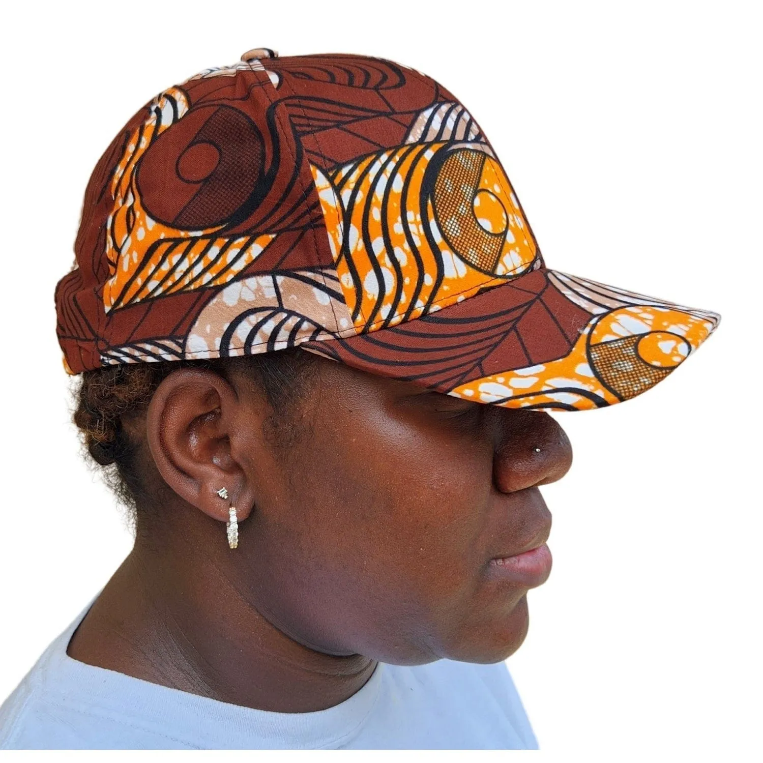 African Wax Print Unisex Baseball Cap (Snapback)