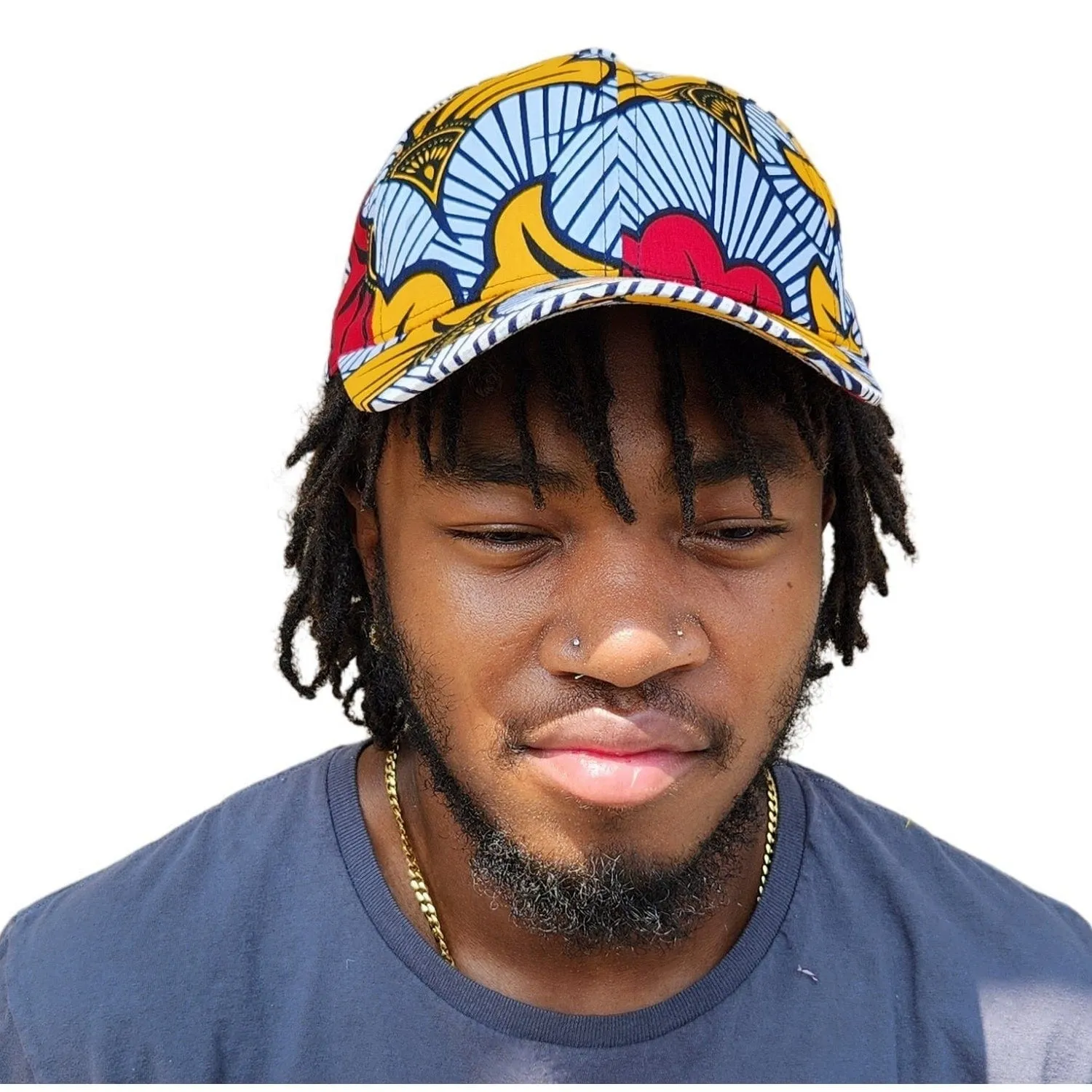 African Wax Print Unisex Baseball Cap (Snapback)