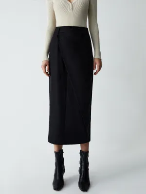 Asymmetric Layer Graceful Maxi Skirt