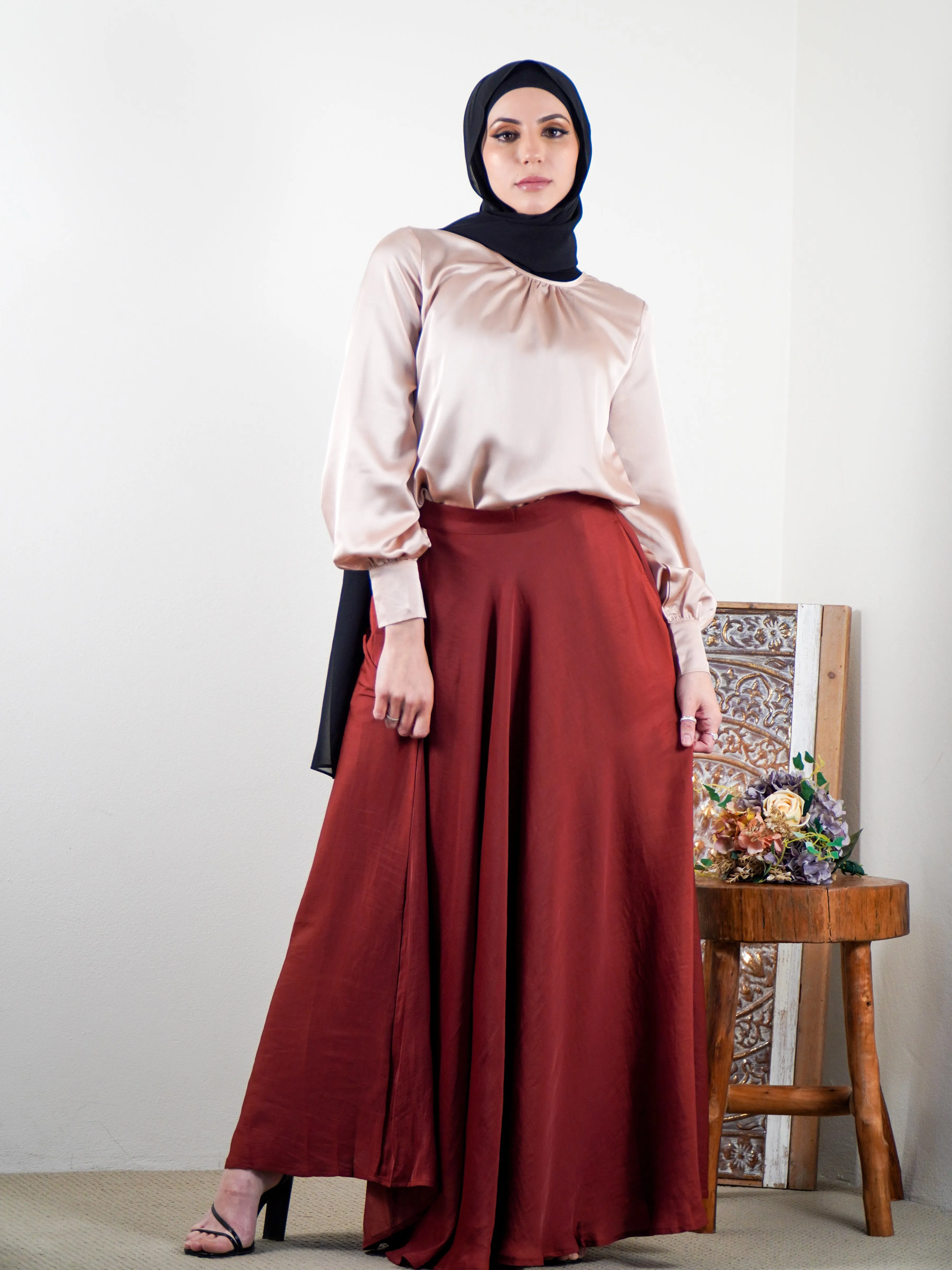 Ayah Satin Skirt