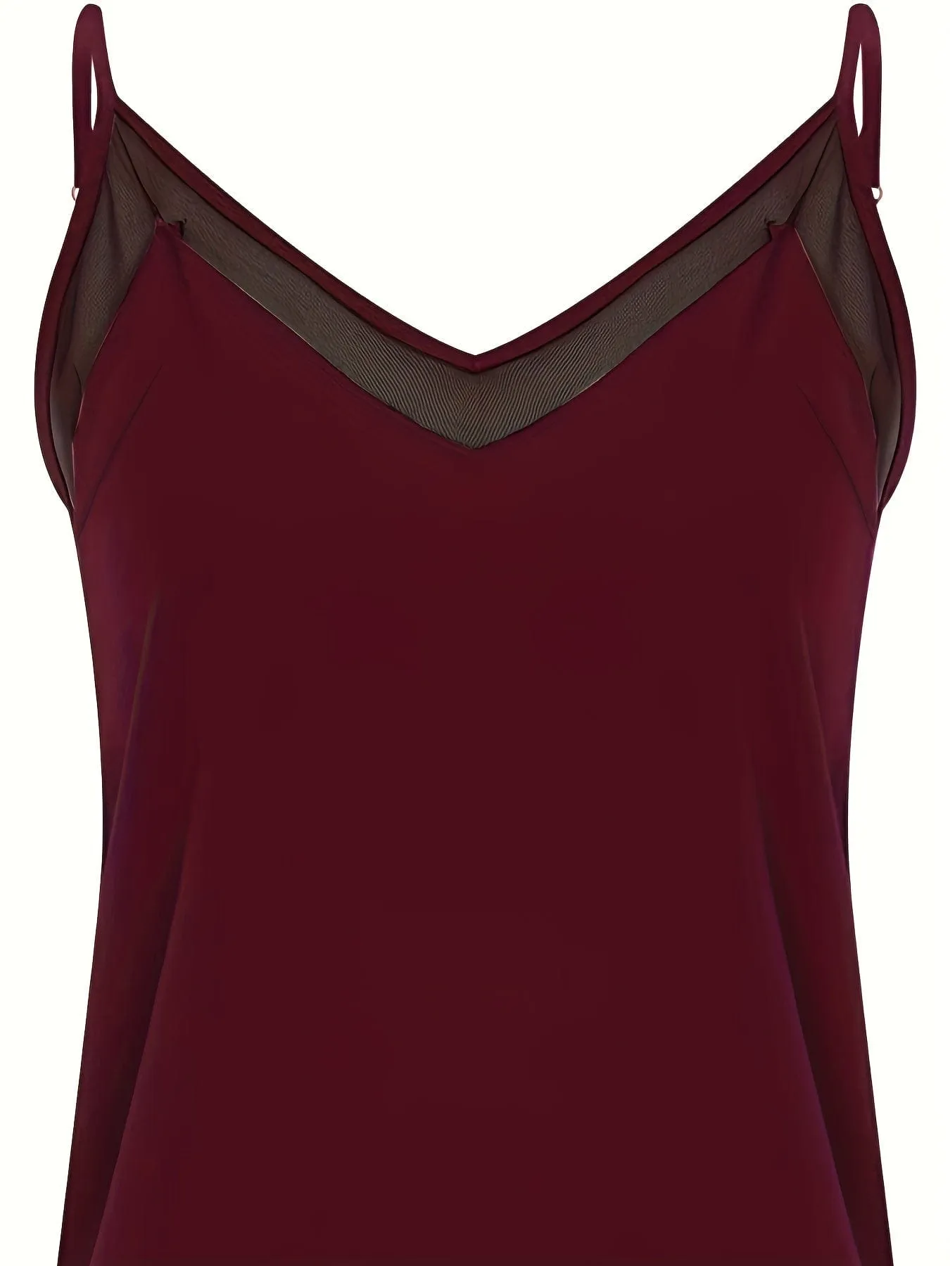 Black, Burgundy and Olive Green Plus Size Cami Top