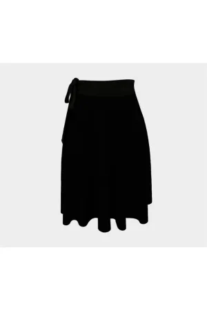 Black Wrap Skirt