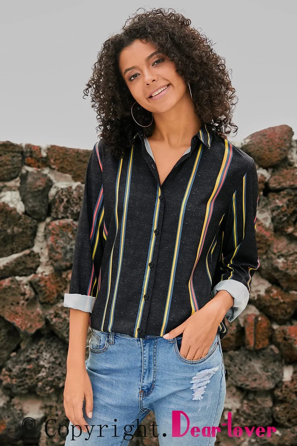 Bohemian Striped Shirt