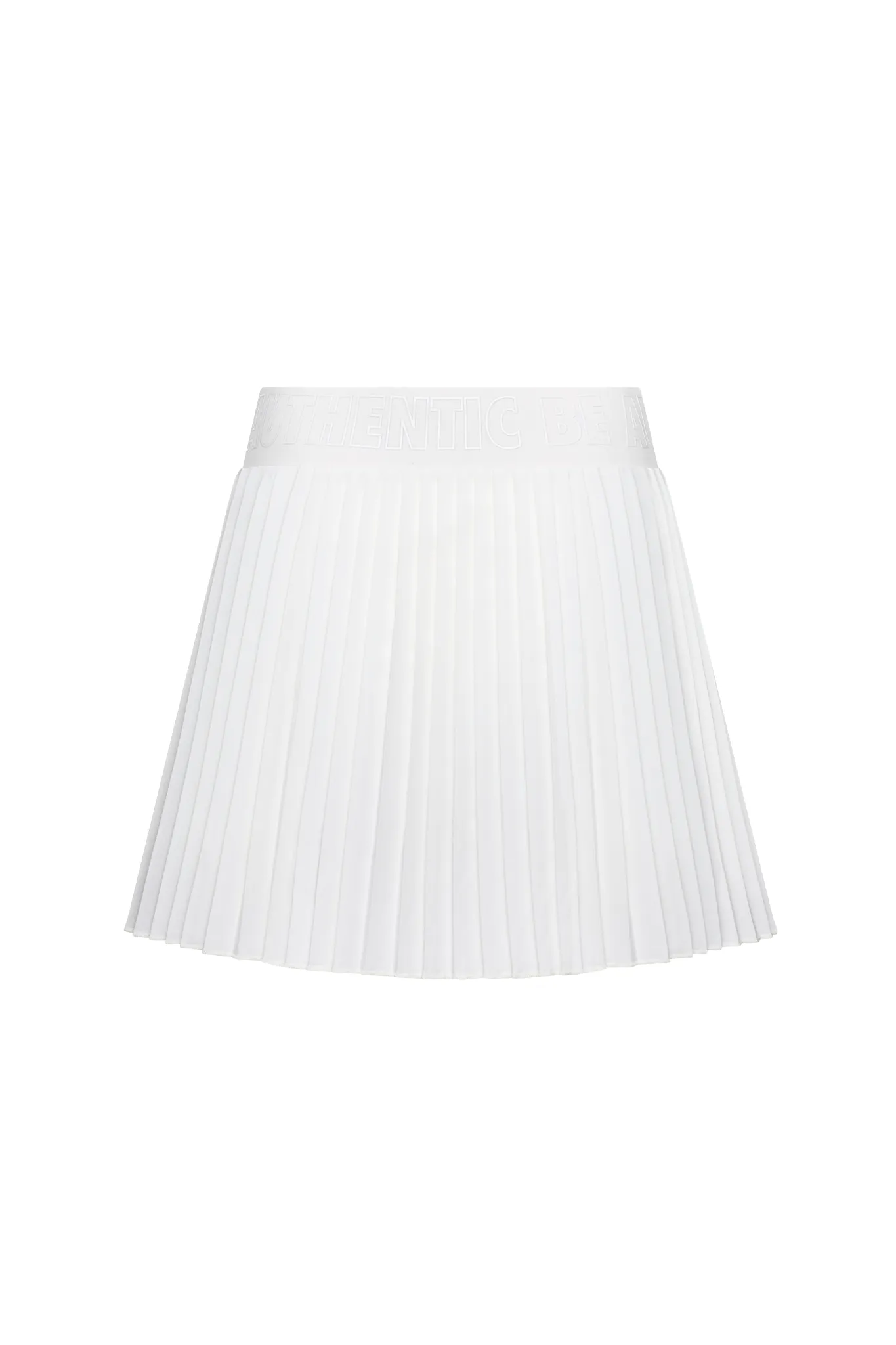 Bright White Women's Mini-Pleat Skirt