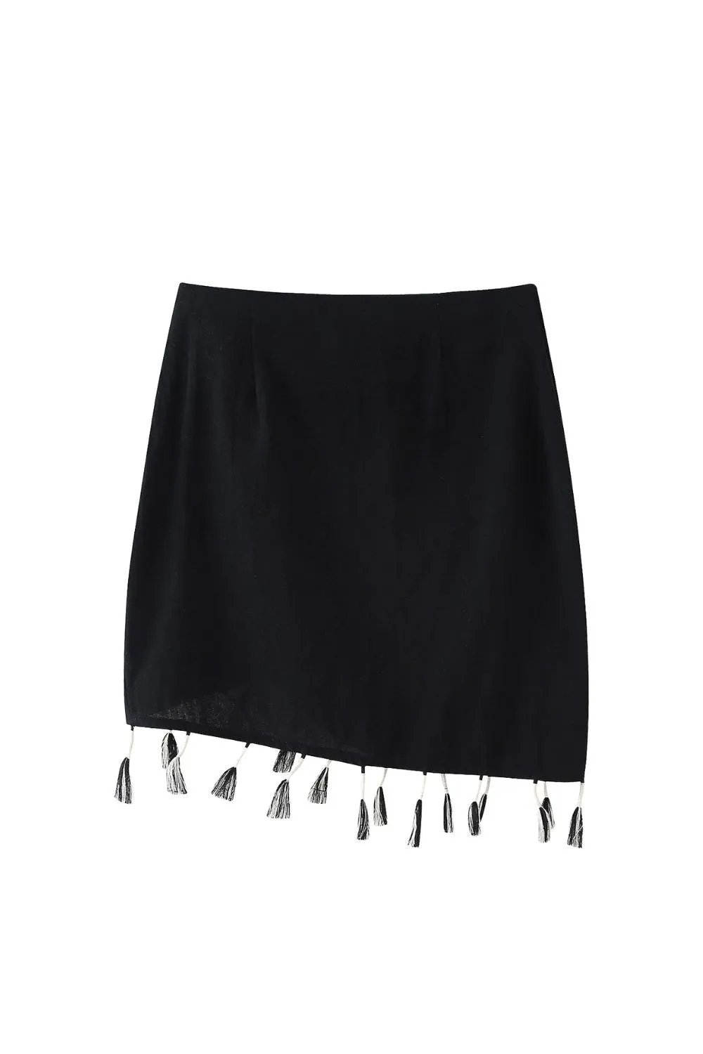 ‘Charlotte’ Fringe Mini Skirt （2 Colors)