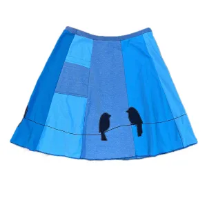 Classic Appliqué Skirt-Bird on Wire