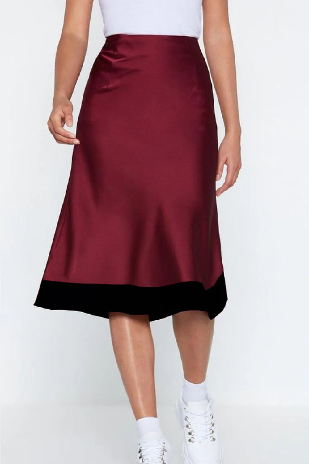 Copper Dark Red Skirt