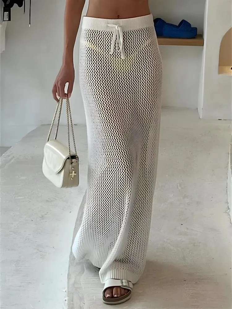 Crochet Beach Maxi Skirt