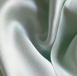 Elegant Mint Whisper 4-Ply Silk Crepe