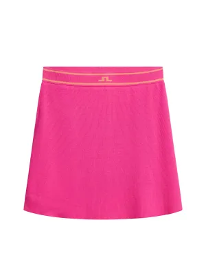 Emma Knitted Skirt / Fuchsia Purple