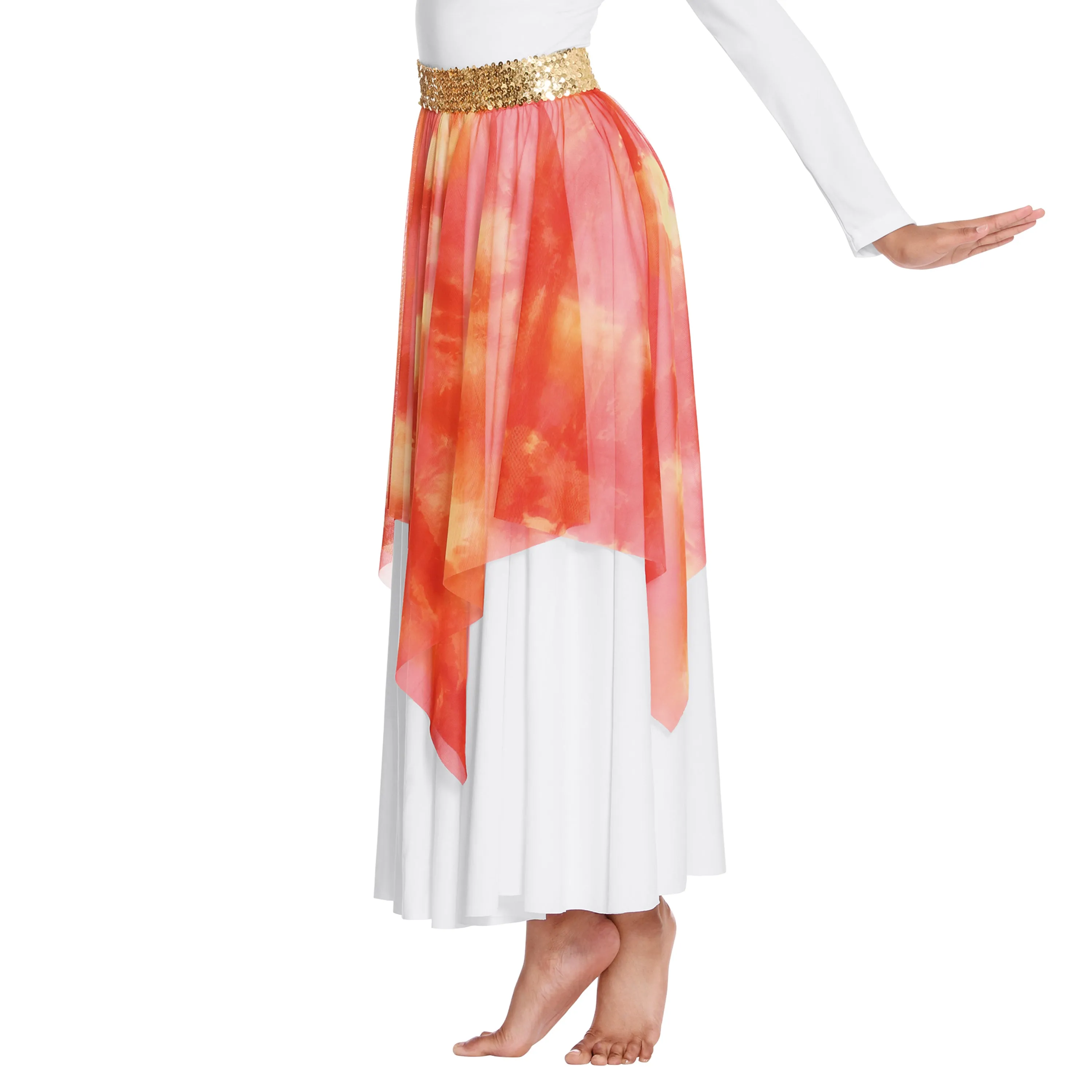 Eurotard 84768c Child Ignited Glory Versatile Praise Skirt and Overlay