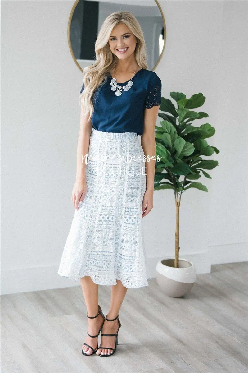 Graceful Mermaid Lace Skirt