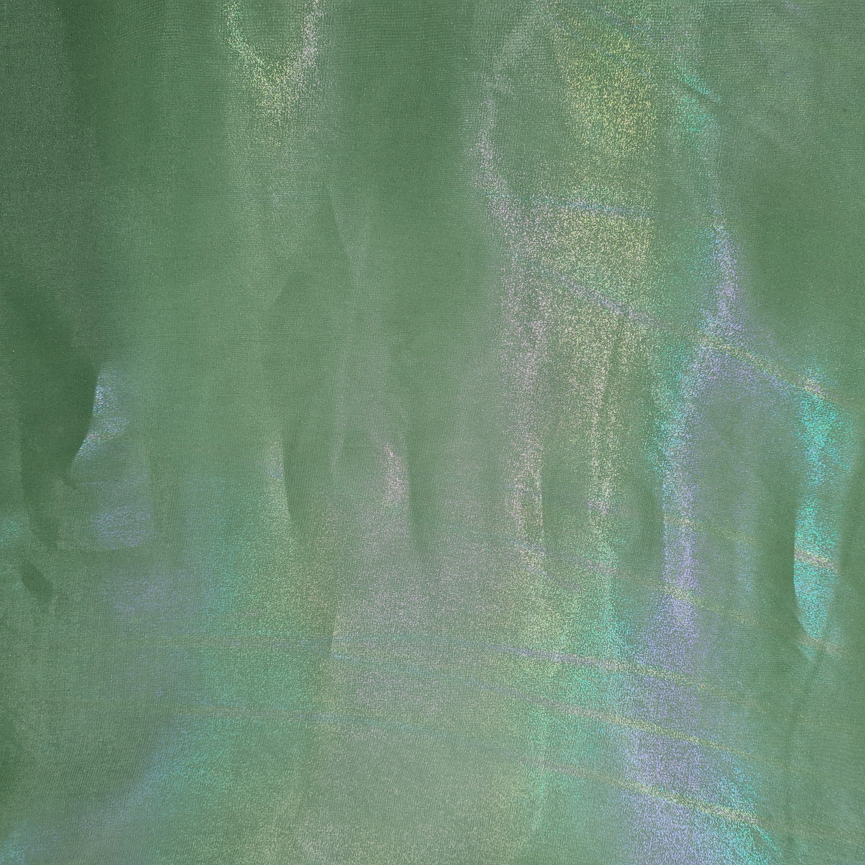 Green 3D Imported Organza Fabric