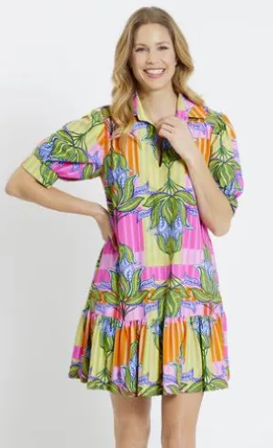 Jude Connally Tierney Dress Lightweight Jude Cloth Lotus Multi