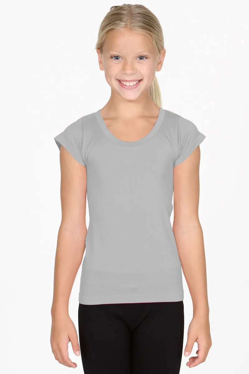 Kids Size Seamless Cap Sleeve Top