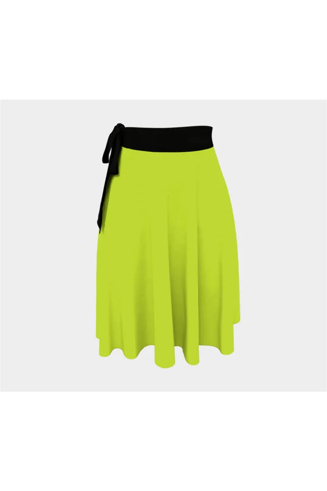 Lime Punch Wrap Skirt