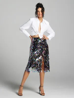 Martina Sequin Midi Skirt