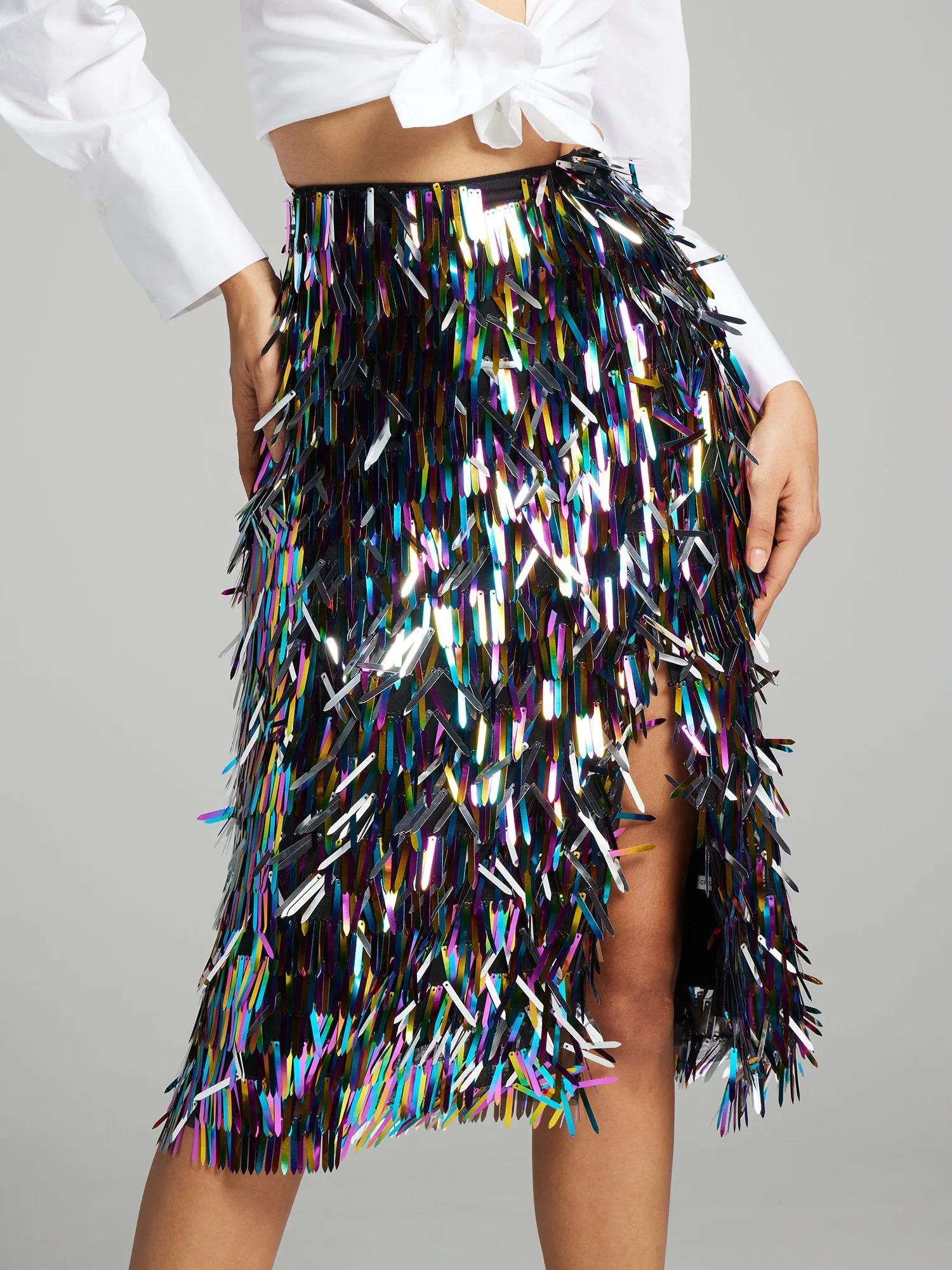 Martina Sequin Midi Skirt