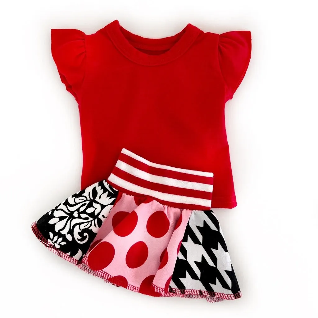 Mickey Minnie Matching Doll Skirt