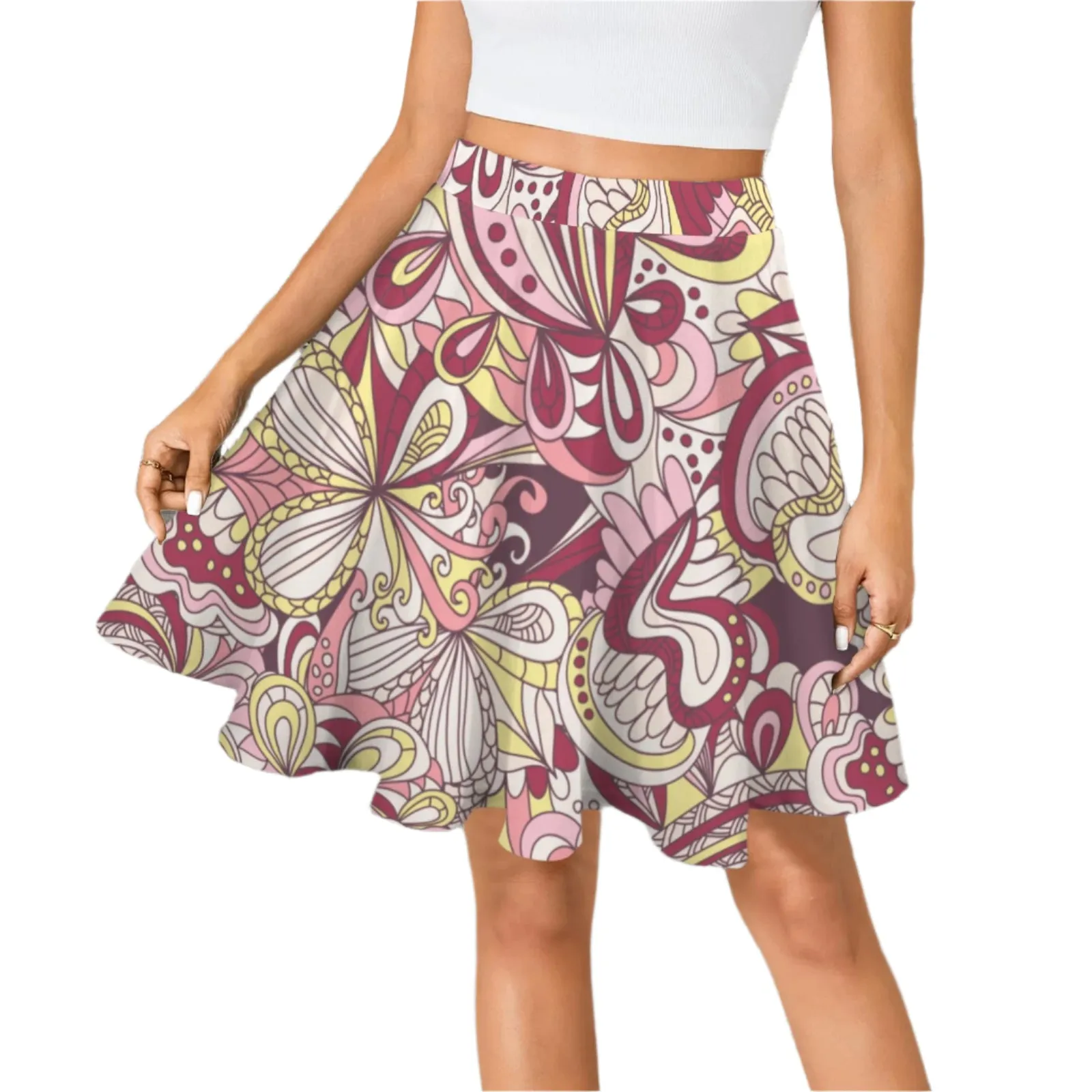 Piki Flare Mini Skirt