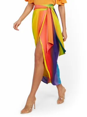 Rainbow Draped Skirt