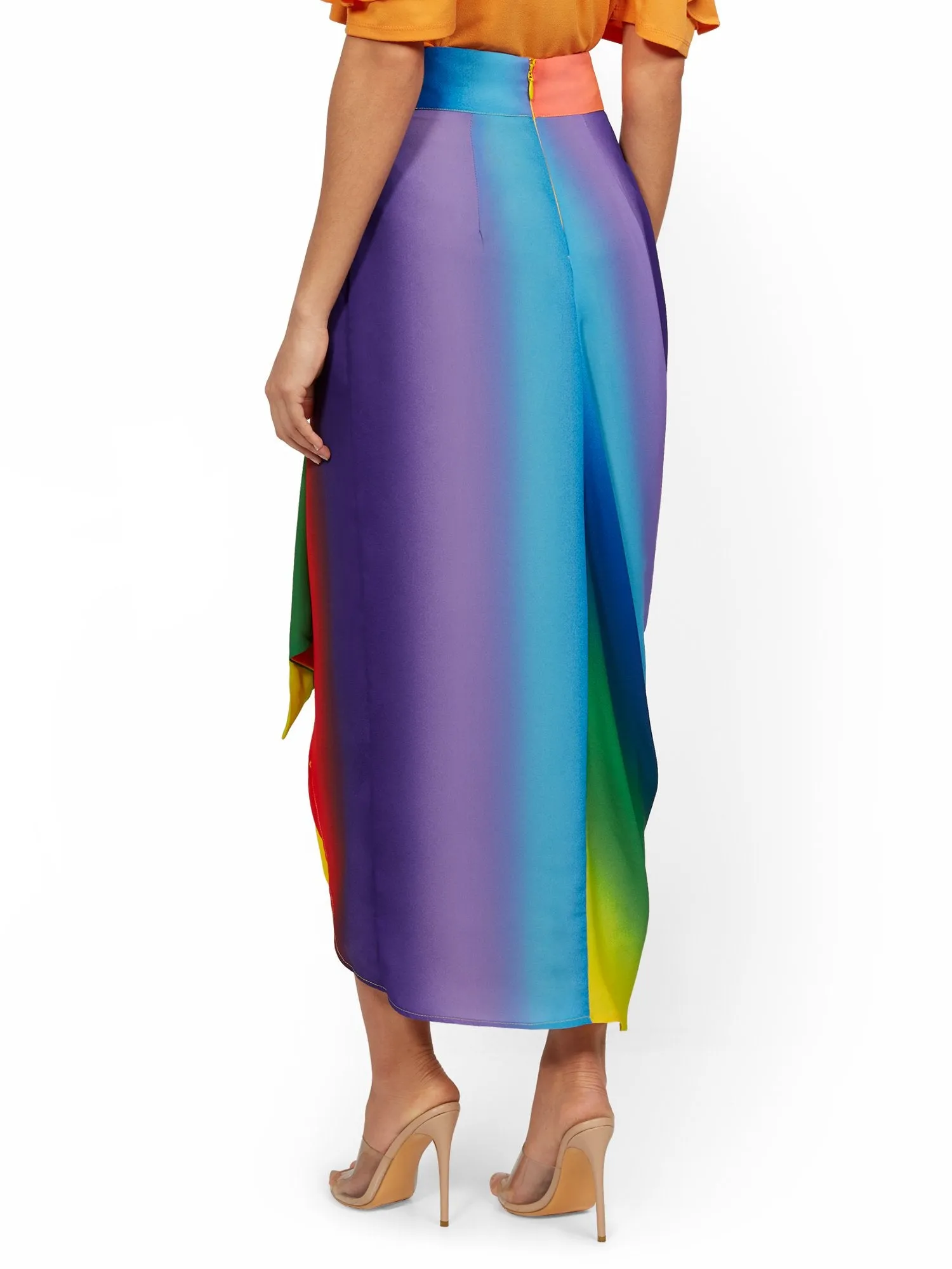 Rainbow Draped Skirt