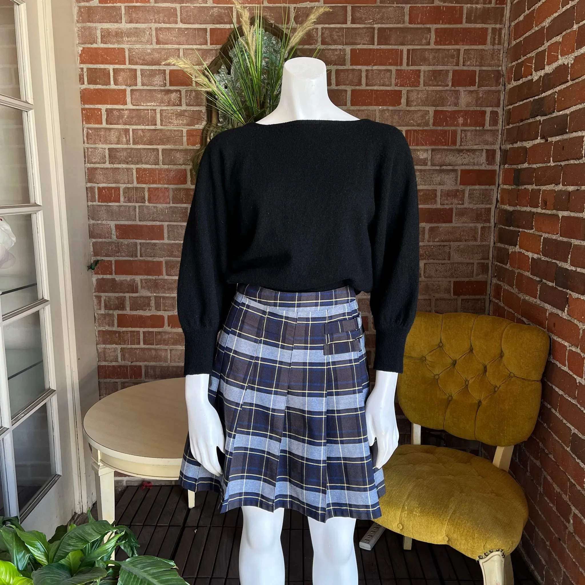 Retro Plaid Skirt