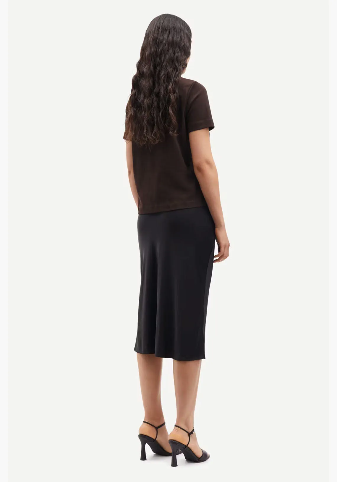 SAAGNETA SKIRT BLACK OYSTER