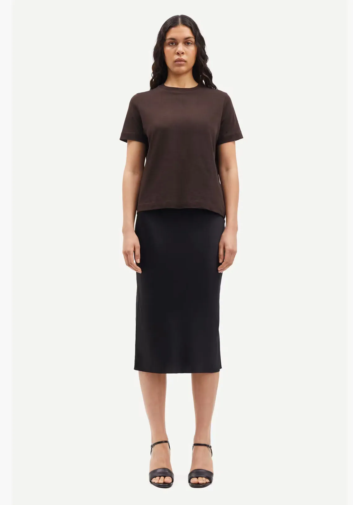 SAAGNETA SKIRT BLACK OYSTER