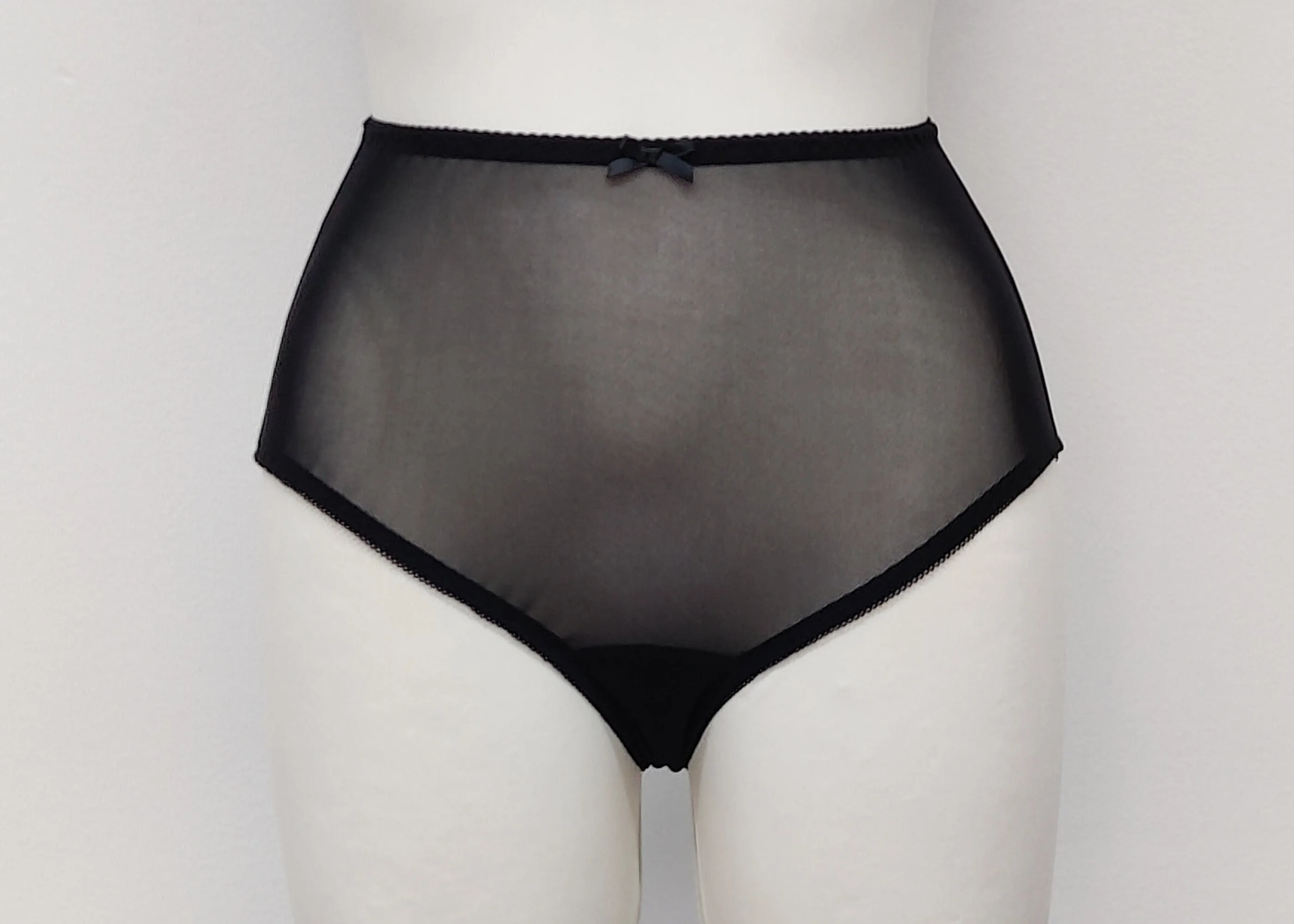 Sheer High Waist IRMA Panties in black or white