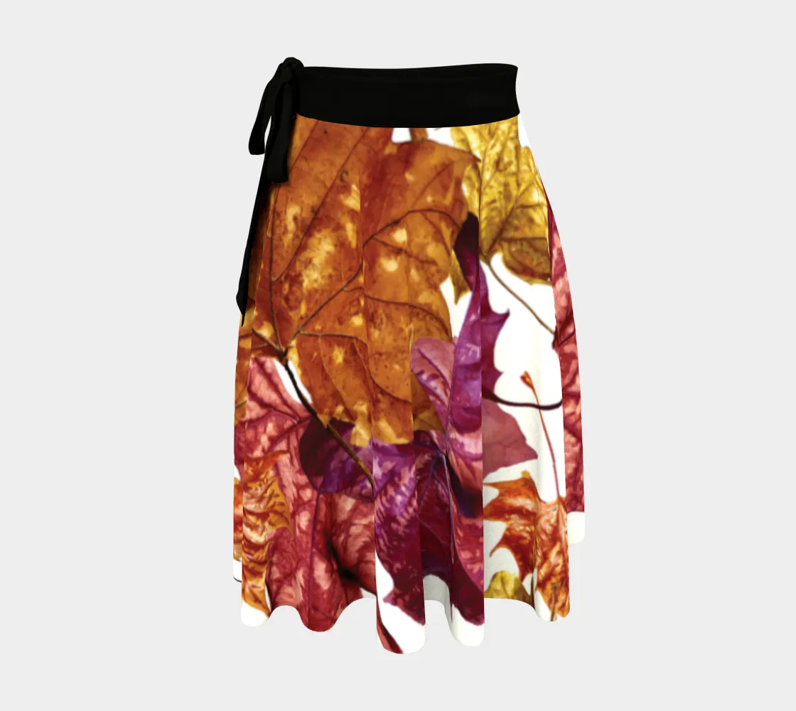 Soggy Leaf Jumble Wrap Skirt