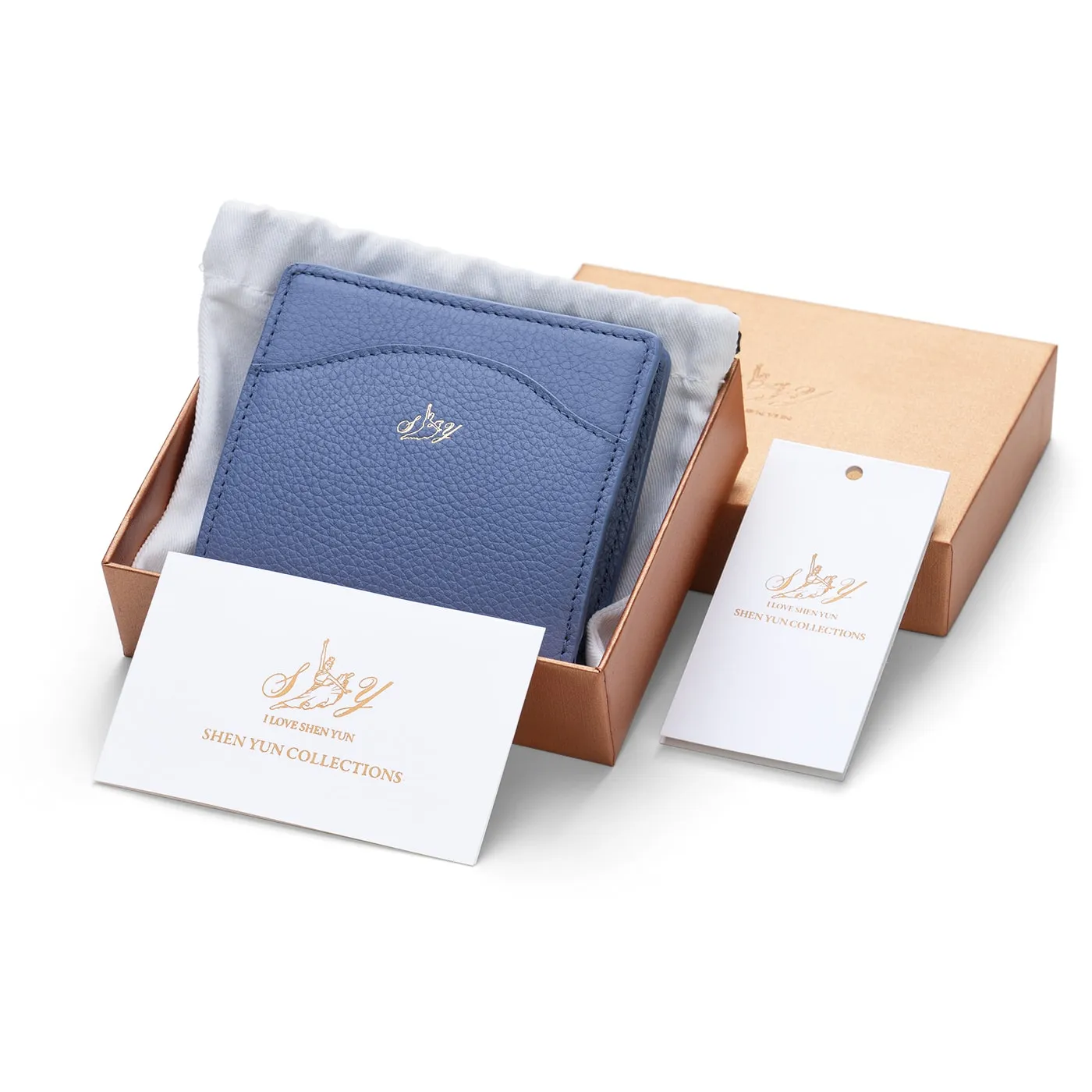 Tang Dynasty Grace Wallet - Cornflower Blue