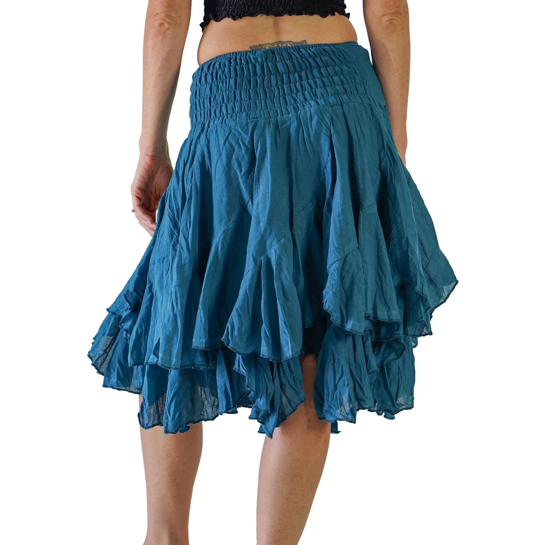 'Willow' Pirate Skirt - Teal