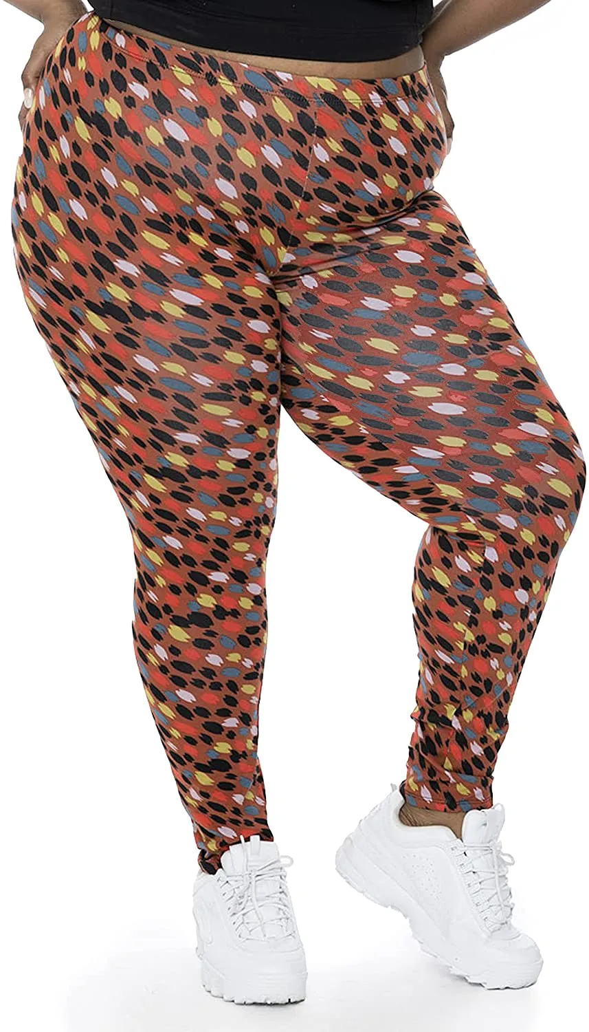 Women's Cotton Plus Size Leggings | Stretchy | X-Large - 7X | Made in The USA