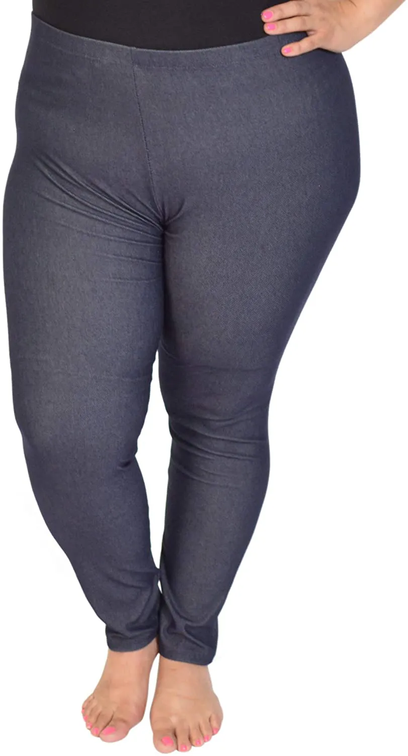 Women's Cotton Plus Size Leggings | Stretchy | X-Large - 7X | Made in The USA