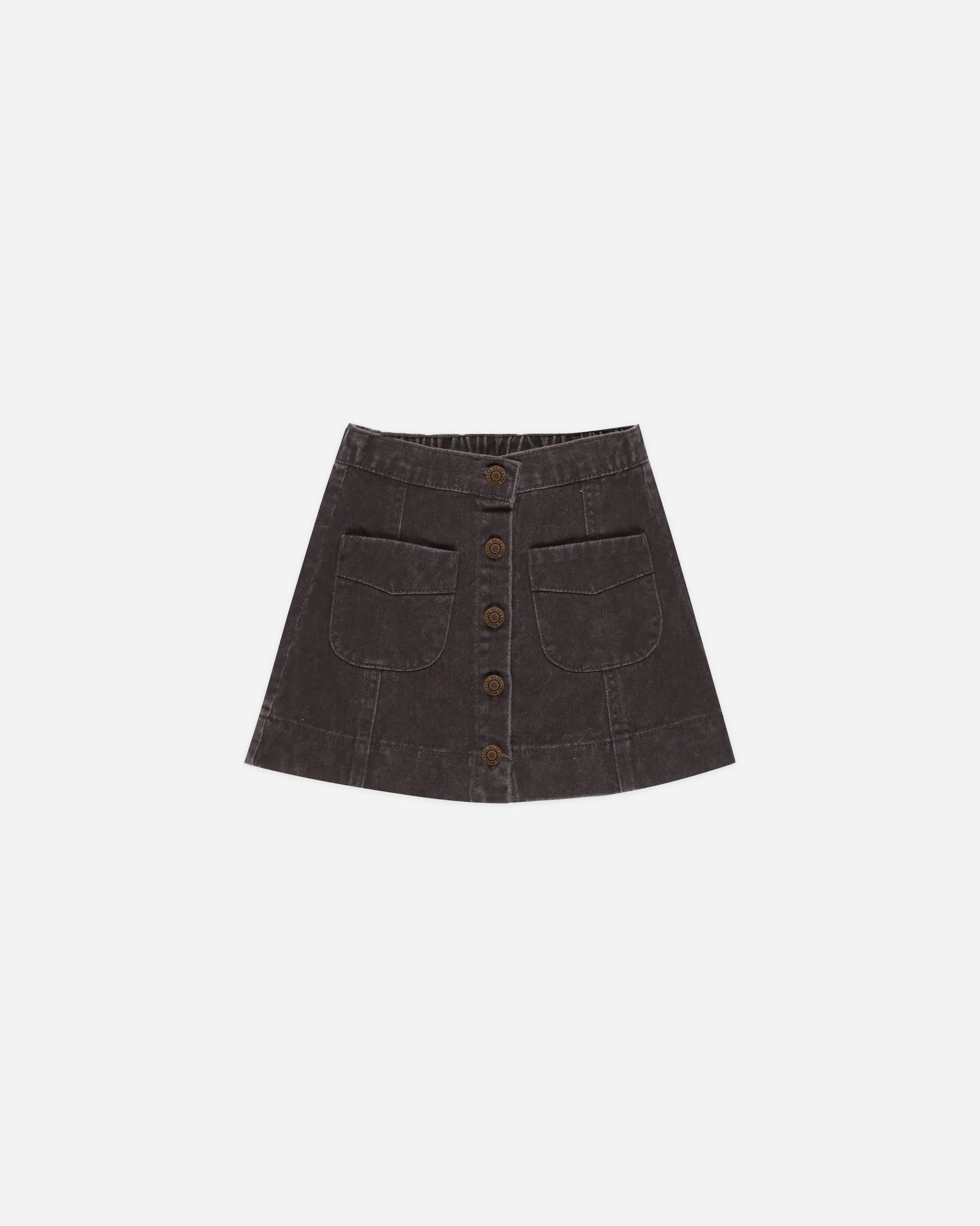 Womens Denver Mini Skirt | Washed Black