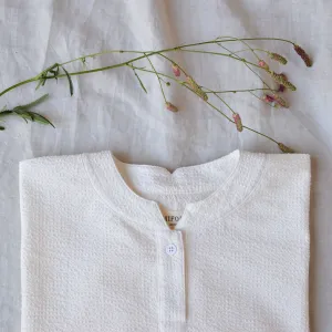 Women's Garden Sun Shirt in Organic Seersucker